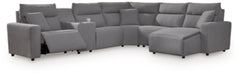 Modmax Power Reclining Sectional with Chaise - Furniture 4 Less (Jacksonville, NC)