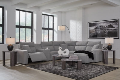 Modmax Power Reclining Sectional with Chaise - Furniture 4 Less (Jacksonville, NC)