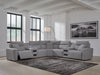 Modmax II Power Reclining Sectional with Audio Consoles - Furniture 4 Less (Jacksonville, NC)