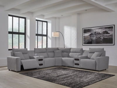 Modmax II Power Reclining Sectional with Audio Consoles - Furniture 4 Less (Jacksonville, NC)