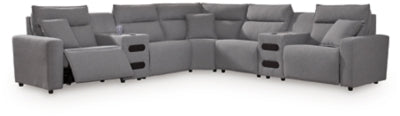 Modmax Power Reclining Sectional with Chaise - Furniture 4 Less (Jacksonville, NC)