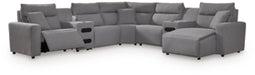 Modmax Power Reclining Sectional with Chaise - Furniture 4 Less (Jacksonville, NC)