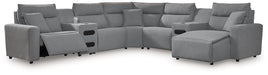 Modmax Power Reclining Sectional with Chaise - Furniture 4 Less (Jacksonville, NC)
