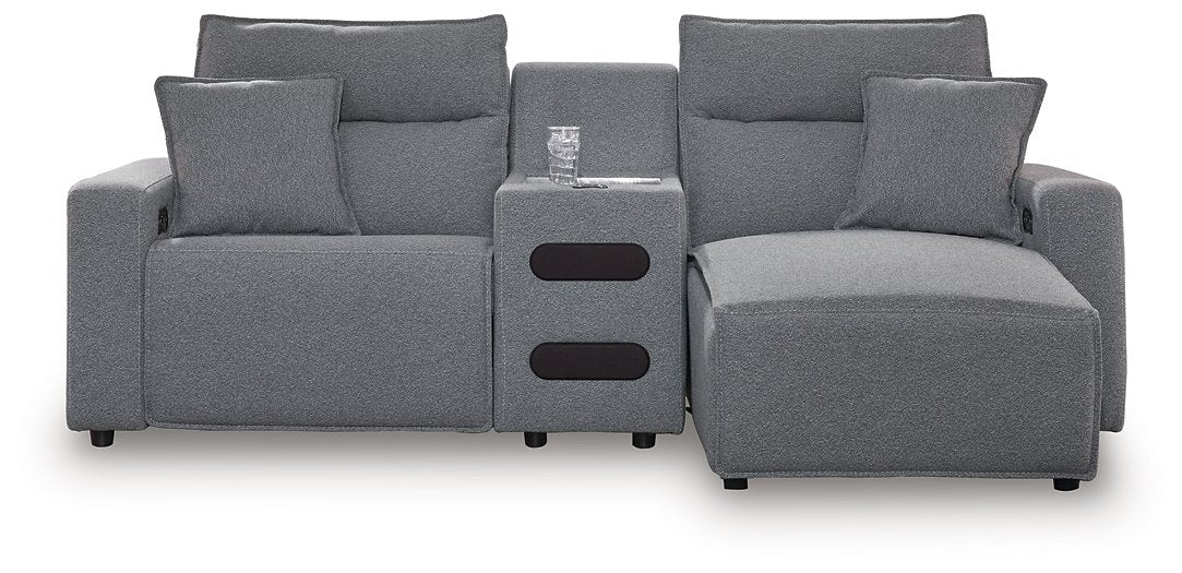 Modmax Power Reclining Sectional with Chaise - Furniture 4 Less (Jacksonville, NC)
