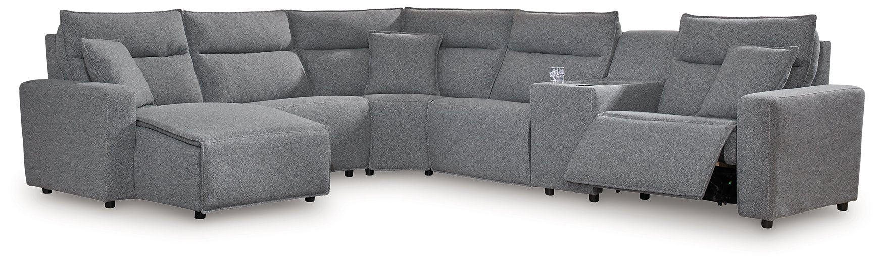 Modmax Power Reclining Sectional with Chaise - Furniture 4 Less (Jacksonville, NC)