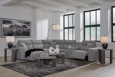 Modmax Power Reclining Sectional with Chaise - Furniture 4 Less (Jacksonville, NC)