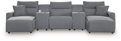 Modmax Power Reclining Sectional with Chaise - Furniture 4 Less (Jacksonville, NC)