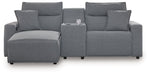 Modmax Power Reclining Sectional with Chaise - Furniture 4 Less (Jacksonville, NC)