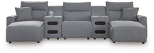 Modmax Power Reclining Sectional with Chaise - Furniture 4 Less (Jacksonville, NC)