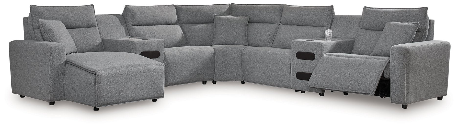 Modmax Power Reclining Sectional with Chaise - Furniture 4 Less (Jacksonville, NC)