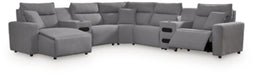 Modmax Power Reclining Sectional with Chaise - Furniture 4 Less (Jacksonville, NC)