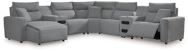 Modmax Power Reclining Sectional with Chaise - Furniture 4 Less (Jacksonville, NC)