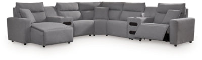 Modmax Power Reclining Sectional with Chaise - Furniture 4 Less (Jacksonville, NC)