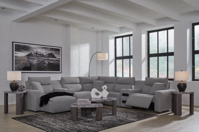 Modmax Power Reclining Sectional with Chaise - Furniture 4 Less (Jacksonville, NC)