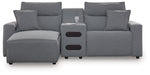 Modmax Power Reclining Sectional with Chaise - Furniture 4 Less (Jacksonville, NC)