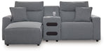Modmax Power Reclining Sectional with Chaise - Furniture 4 Less (Jacksonville, NC)