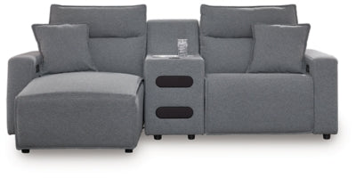 Modmax Power Reclining Sectional with Chaise - Furniture 4 Less (Jacksonville, NC)