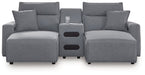Modmax Power Reclining Sectional with Chaise - Furniture 4 Less (Jacksonville, NC)