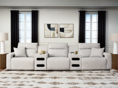 Modmax II Power Reclining Sectional with Audio Consoles - Furniture 4 Less (Jacksonville, NC)