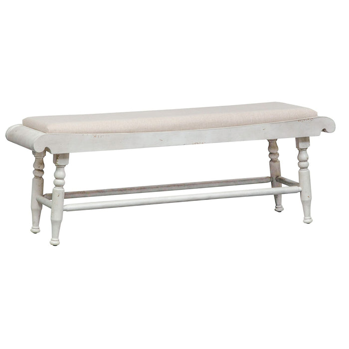 Whitney Bench in Weathered Gray - Furniture 4 Less (Jacksonville, NC)