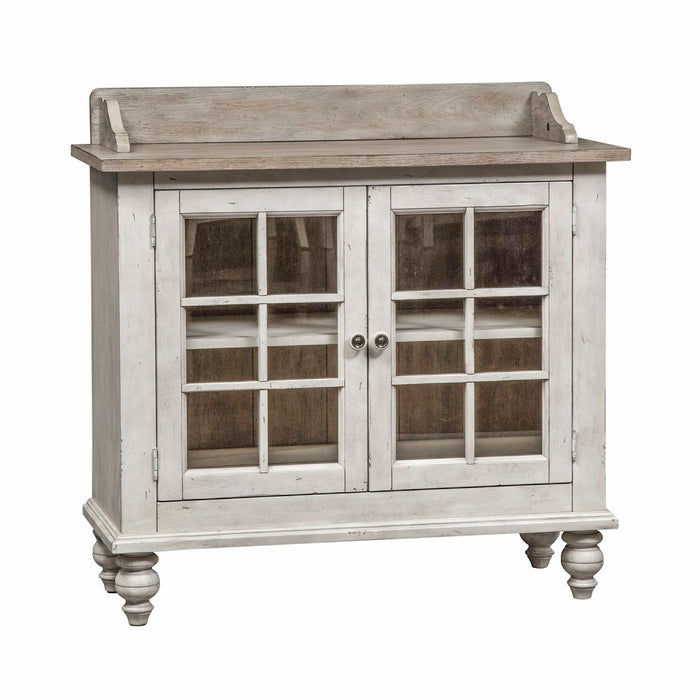 Whitney Server in Weathered Gray - Furniture 4 Less (Jacksonville, NC)