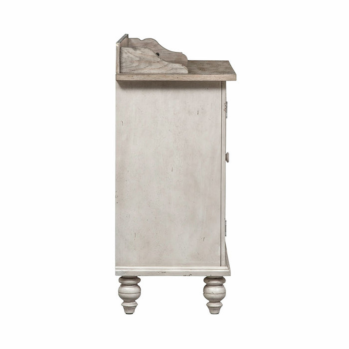 Whitney Server in Weathered Gray - Furniture 4 Less (Jacksonville, NC)