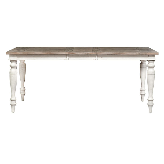 Whitney Rectangular Leg Table in Weathered Gray - Furniture 4 Less (Jacksonville, NC)