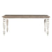 Whitney Rectangular Leg Table in Weathered Gray - Furniture 4 Less (Jacksonville, NC)