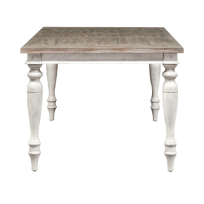 Whitney Rectangular Leg Table in Weathered Gray - Furniture 4 Less (Jacksonville, NC)