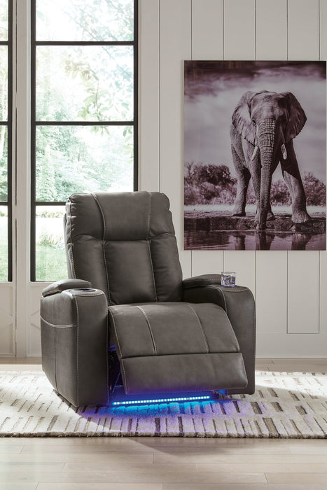 Feazada Power Recliner - Furniture 4 Less (Jacksonville, NC)