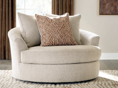 Steelwater Retreat Oversized Swivel Accent Chair - Furniture 4 Less (Jacksonville, NC)