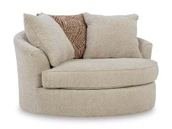 Steelwater Retreat Oversized Swivel Accent Chair - Furniture 4 Less (Jacksonville, NC)