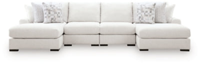 Misty-Lakes Double Chaise Sectional - Furniture 4 Less (Jacksonville, NC)