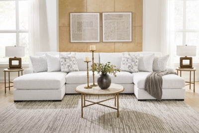 Misty-Lakes Double Chaise Sectional - Furniture 4 Less (Jacksonville, NC)