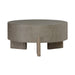 Affinity Round Cocktail Table in Dusty Taupe with Concrete Top - Furniture 4 Less (Jacksonville, NC)