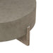 Affinity Round Cocktail Table in Dusty Taupe with Concrete Top - Furniture 4 Less (Jacksonville, NC)