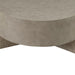 Affinity Round Cocktail Table in Dusty Taupe with Concrete Top - Furniture 4 Less (Jacksonville, NC)