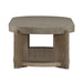 Affinity Oval Cocktail Table in Dusty Taupe with Concrete Top - Furniture 4 Less (Jacksonville, NC)