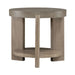 Affinity Round End Table in Dusty Taupe with Concrete Top - Furniture 4 Less (Jacksonville, NC)