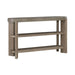 Affinity Sofa Table in Dusty Taupe with Concrete Top - Furniture 4 Less (Jacksonville, NC)