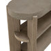 Affinity Sofa Table in Dusty Taupe with Concrete Top - Furniture 4 Less (Jacksonville, NC)