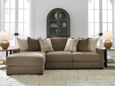Camellia-Court Sectional with Chaise - Furniture 4 Less (Jacksonville, NC)
