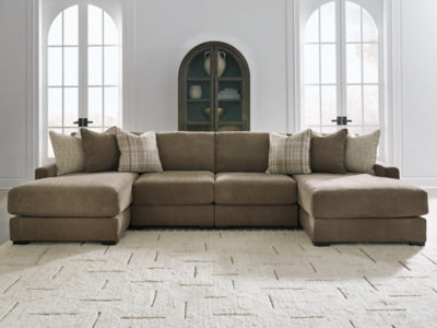 Camellia-Court Double Chaise Sectional - Furniture 4 Less (Jacksonville, NC)