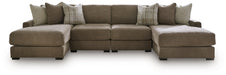 Camellia-Court Double Chaise Sectional - Furniture 4 Less (Jacksonville, NC)