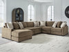 Camellia-Court Sectional with Chaise - Furniture 4 Less (Jacksonville, NC)