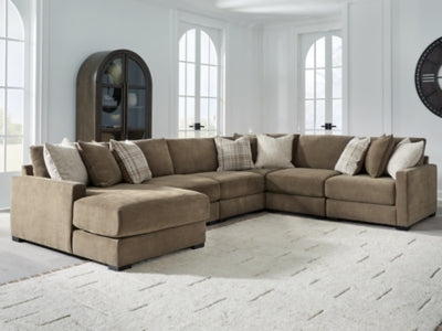 Camellia-Court Sectional with Chaise - Furniture 4 Less (Jacksonville, NC)
