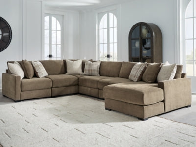 Camellia-Court Sectional with Chaise - Furniture 4 Less (Jacksonville, NC)