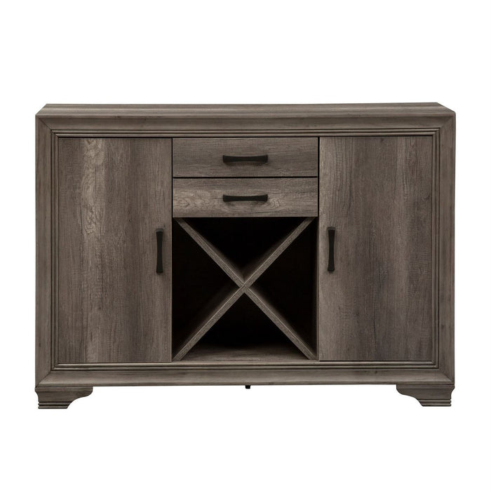 Liberty Furniture Tanners Creek Server in Greystone - Furniture 4 Less (Jacksonville, NC)