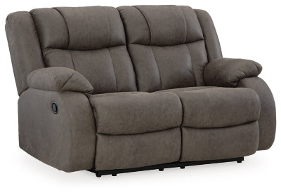 First Base Reclining Loveseat - Furniture 4 Less (Jacksonville, NC)