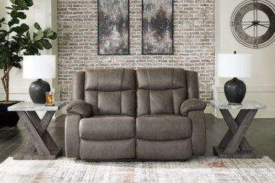 First Base Reclining Loveseat - Furniture 4 Less (Jacksonville, NC)